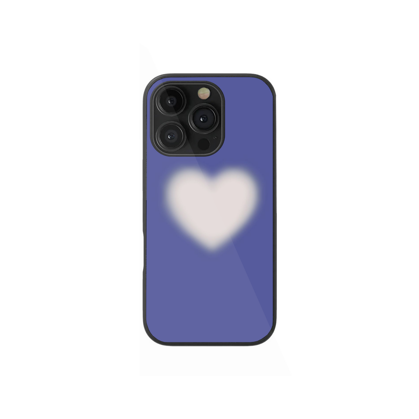 Purple & White Aura Heart Phone Case