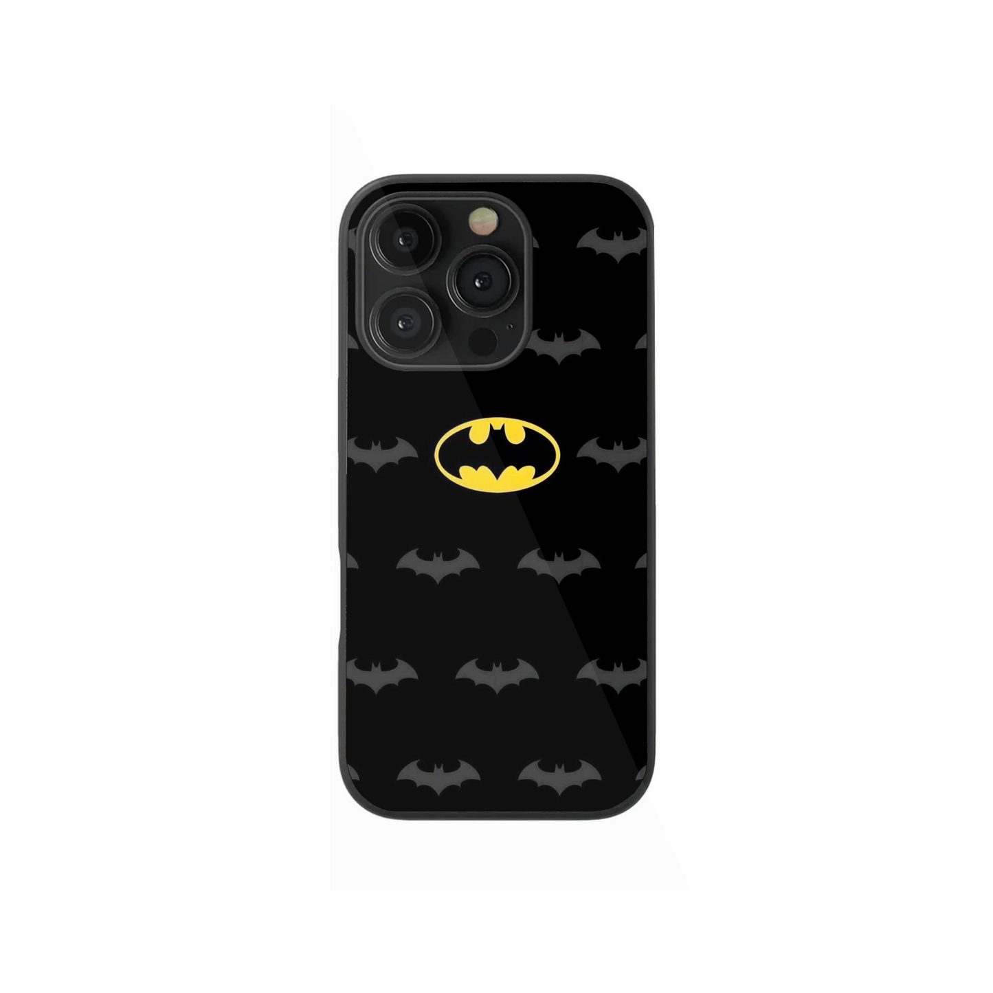 Minimalist Yellow Bat Logo Phone Case