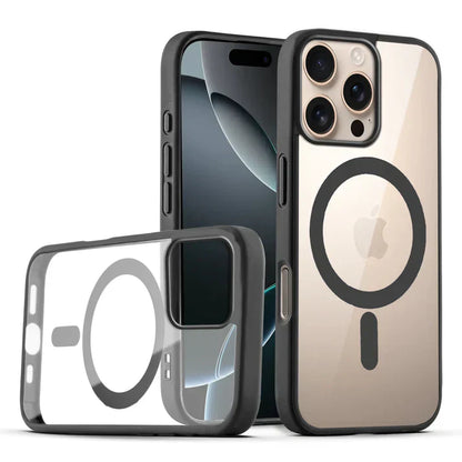 Strong MagSafe Anti-Yellow Transparent Case – iPhone 11 to 17 Pro Max
