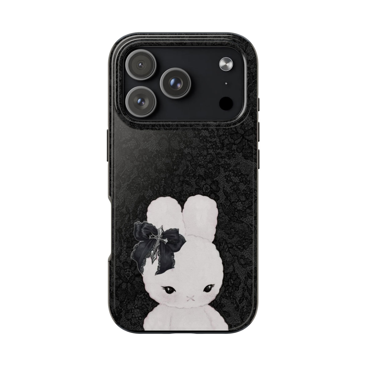 Gothic Lace Bunny Phone Case