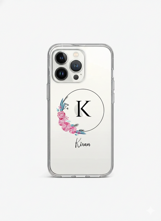 Floral Name Case 🌸