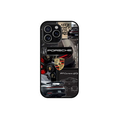 Dark Aesthetic Luxury Car Collage Phone Case!