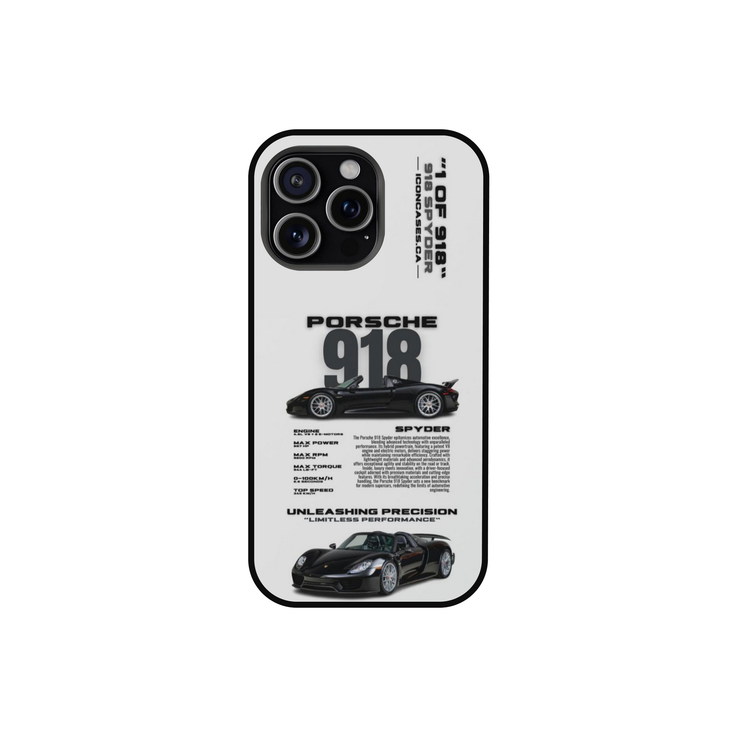 "918 Code" Case | Hypercar Engineering Flex & Clean Aesthetic