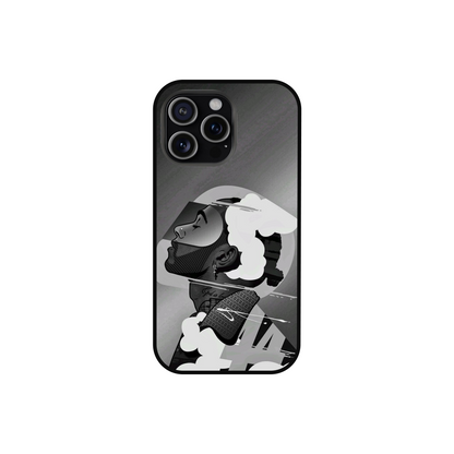 The "GOAT" Abstract Art Case | Lewis Hamilton Monochromatic F1 Aesthetic
