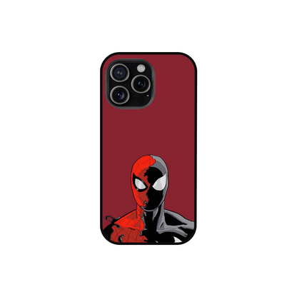 Split Spider-Man Symbiote Phone Case