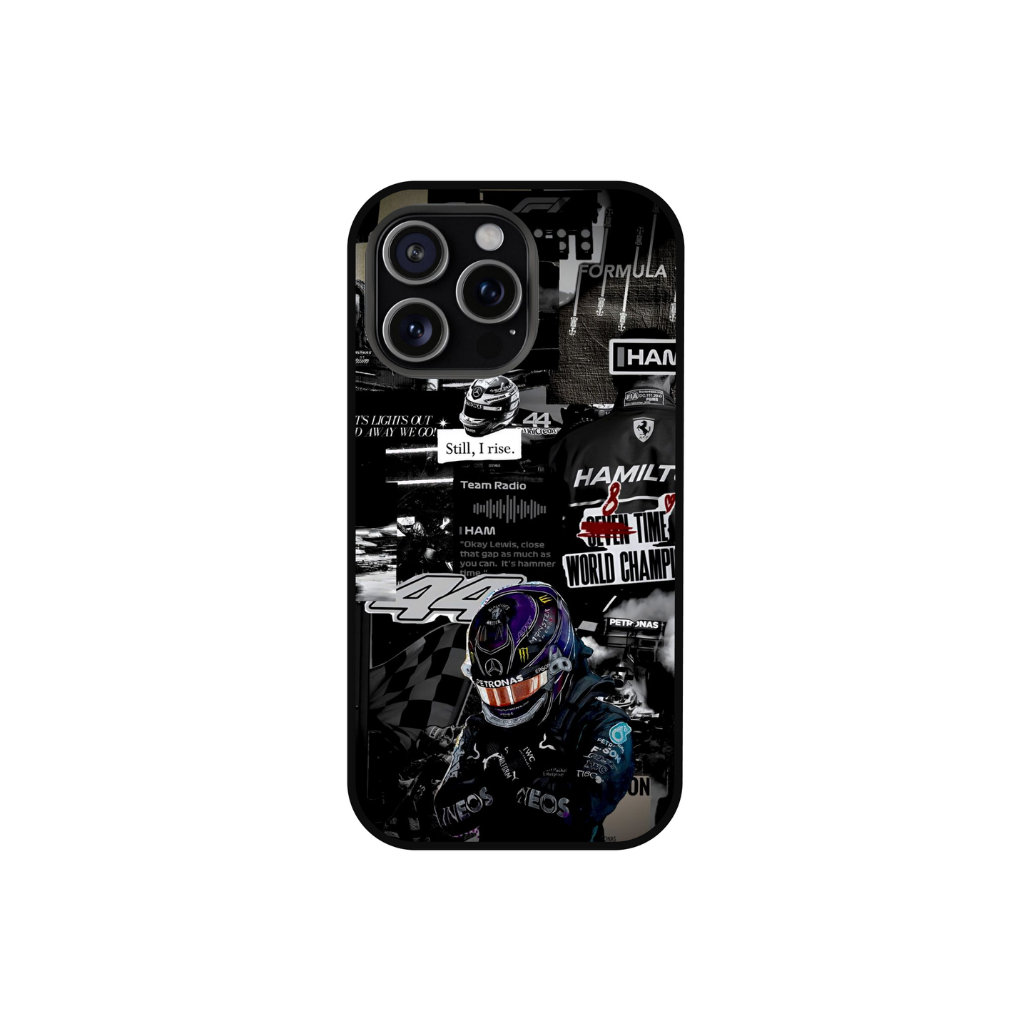 🏁 Hamilton "Still I Rise" Collage Case | Lit Cases