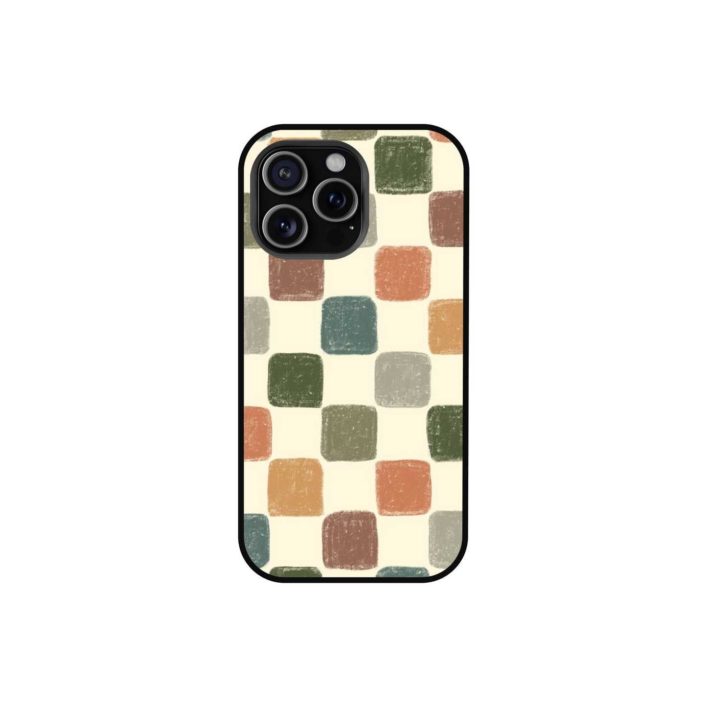 Cozy Sketchbook Checkerboard Phone Case