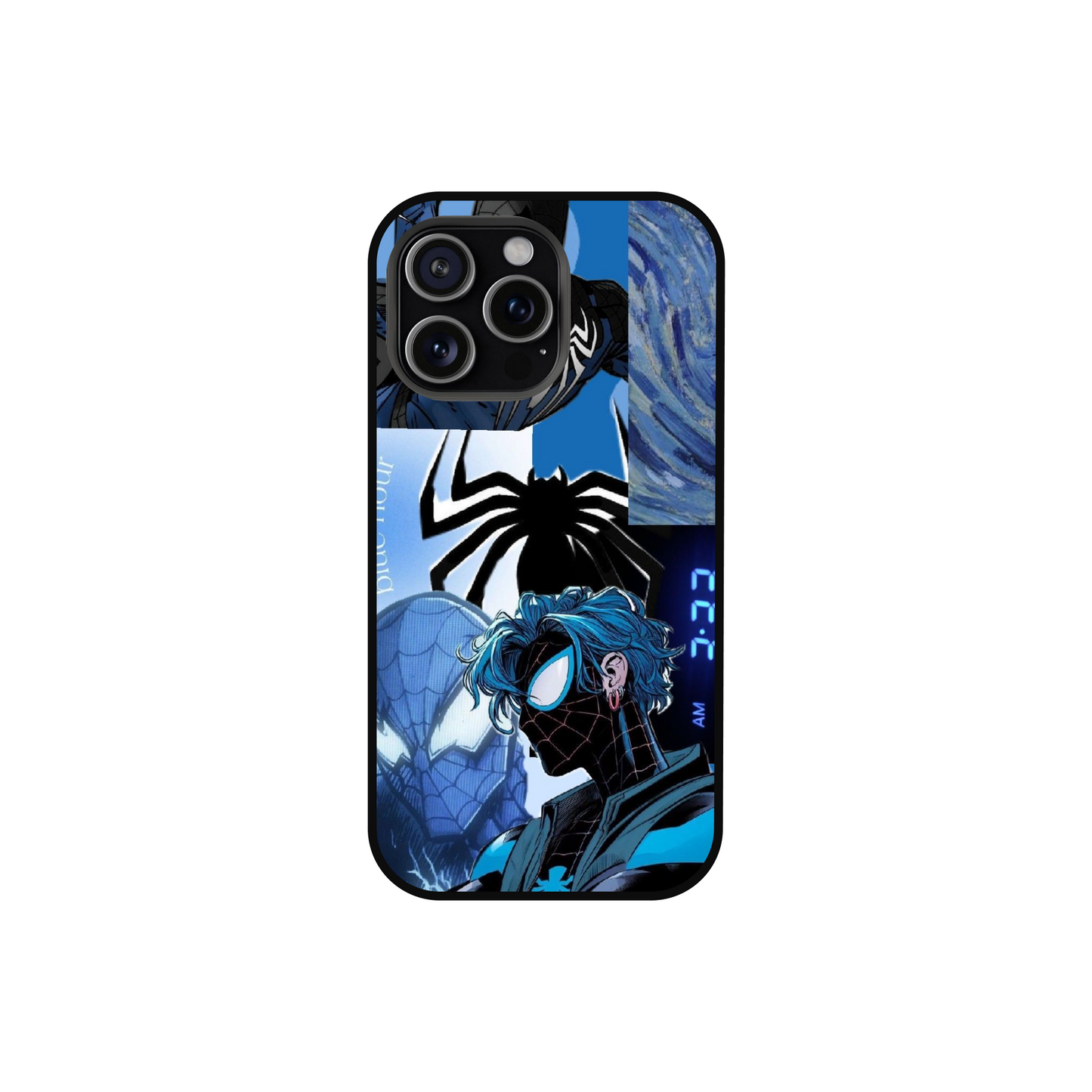 Blue Miles Morales Collage Phone Case