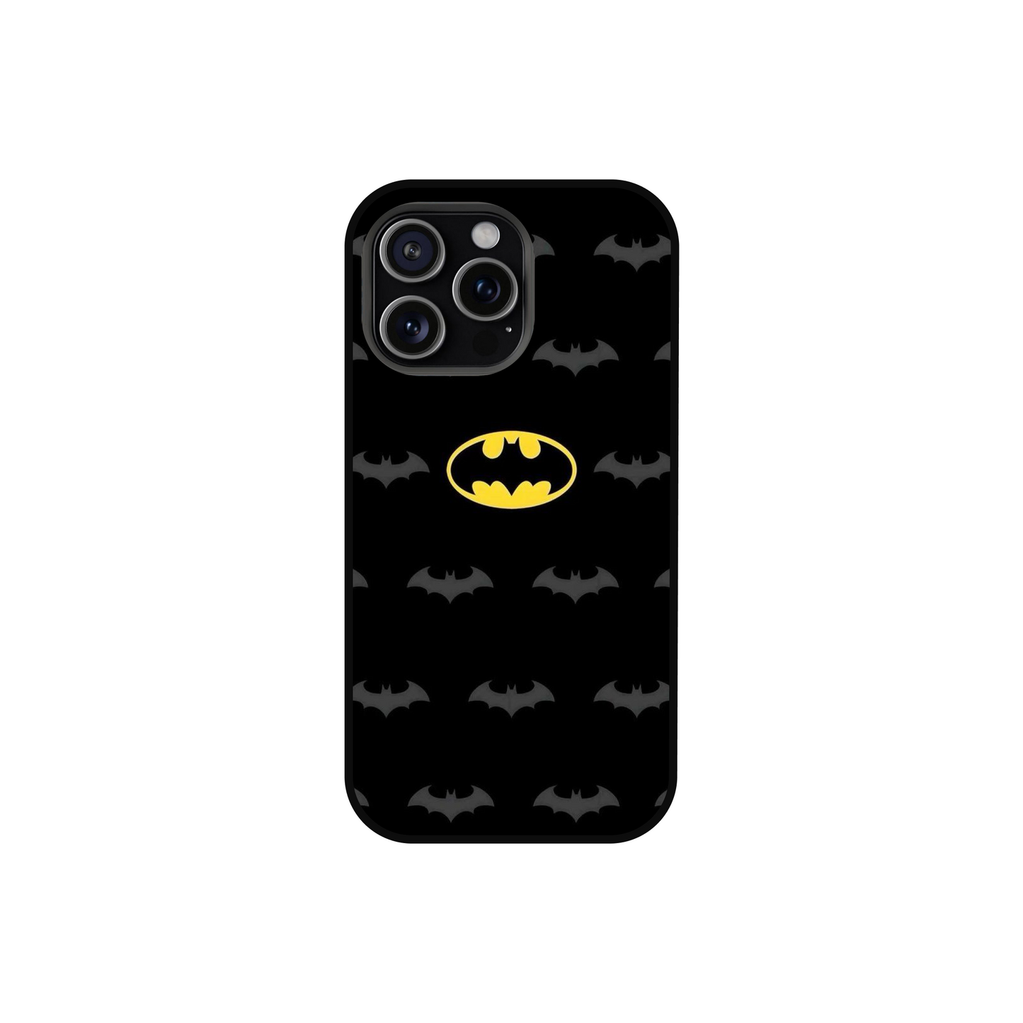 Minimalist Yellow Bat Logo Phone Case