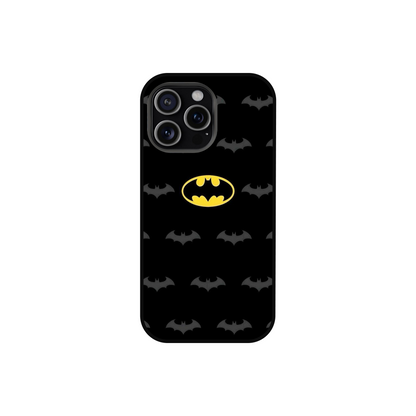 Minimalist Yellow Bat Logo Phone Case