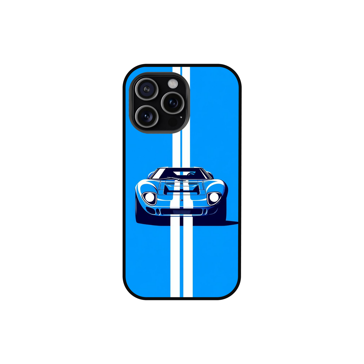 Blue GT Racing Stripes Phone Case