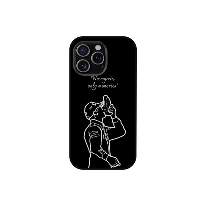 Daniel Ricciardo Quote "No Regrets" F1 Phone Case