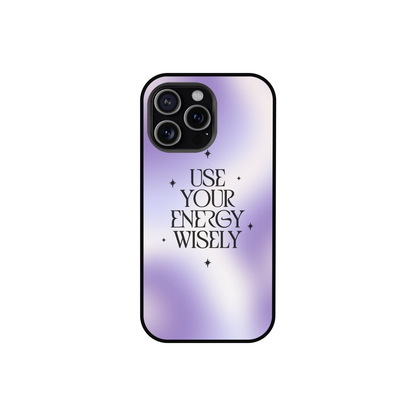 Purple Energy Aura Quote Phone Case
