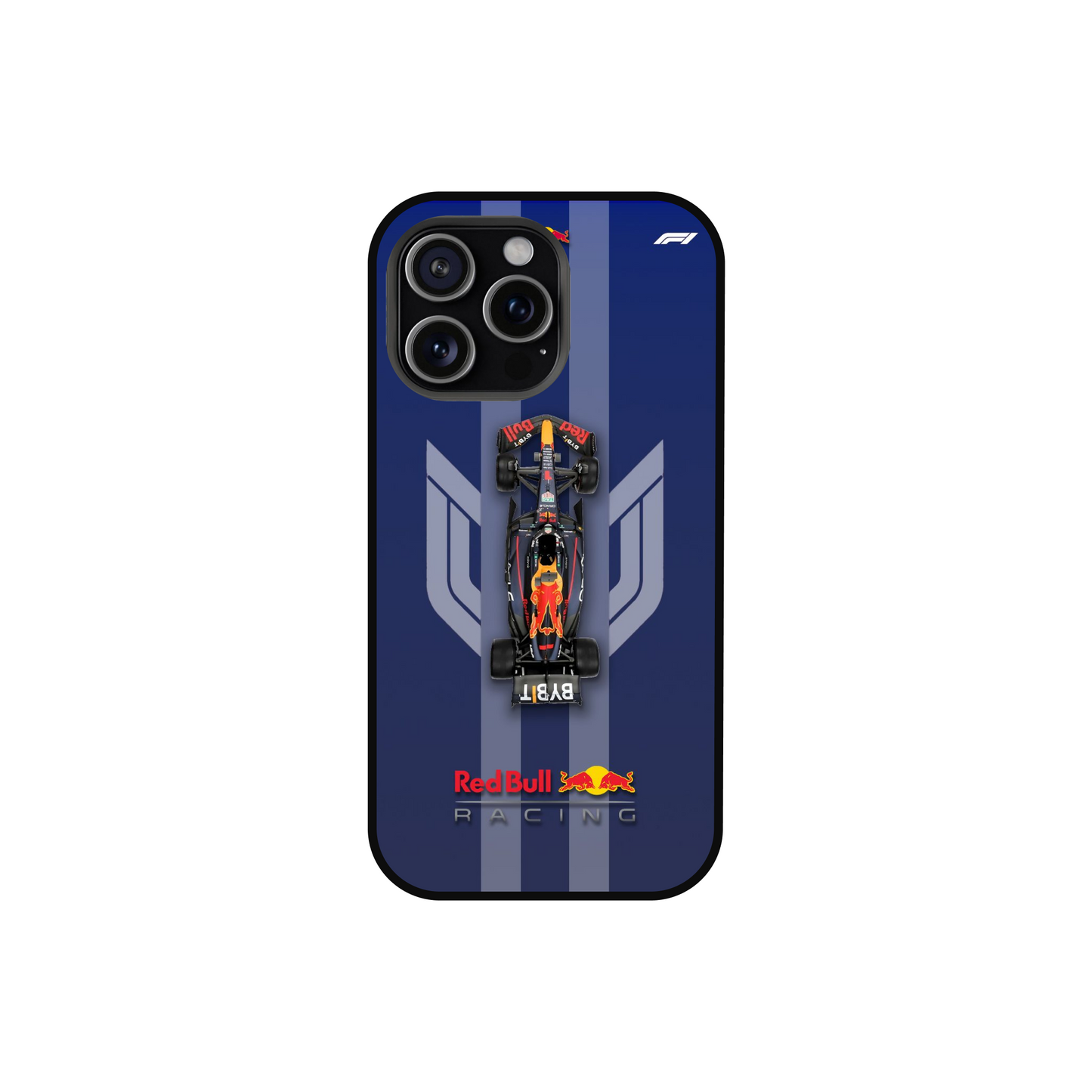 Navy Blue Racing Bull Aesthetic Phone Case