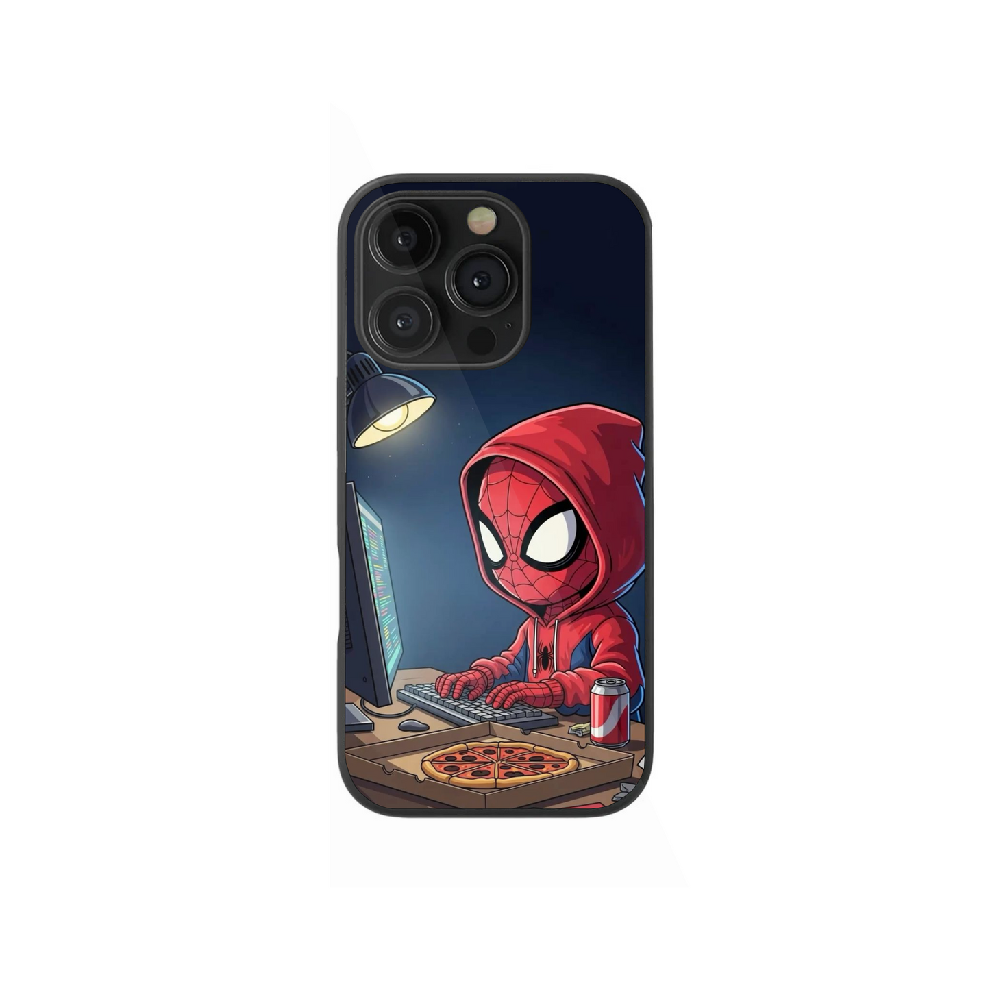 Chibi Spider-Man Studying Phone Case