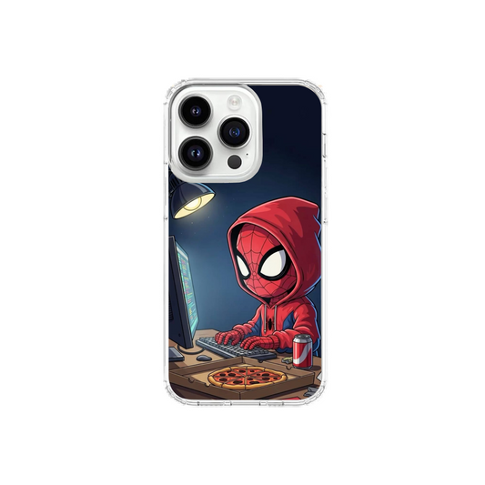 Chibi Spider-Man Studying Phone Case