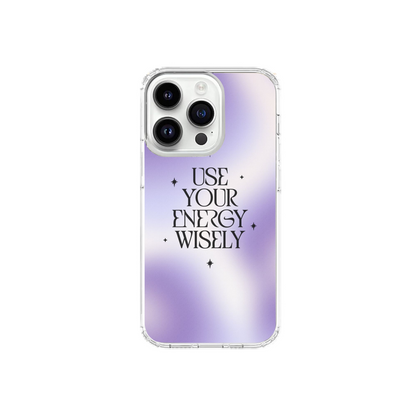 Purple Energy Aura Quote Phone Case