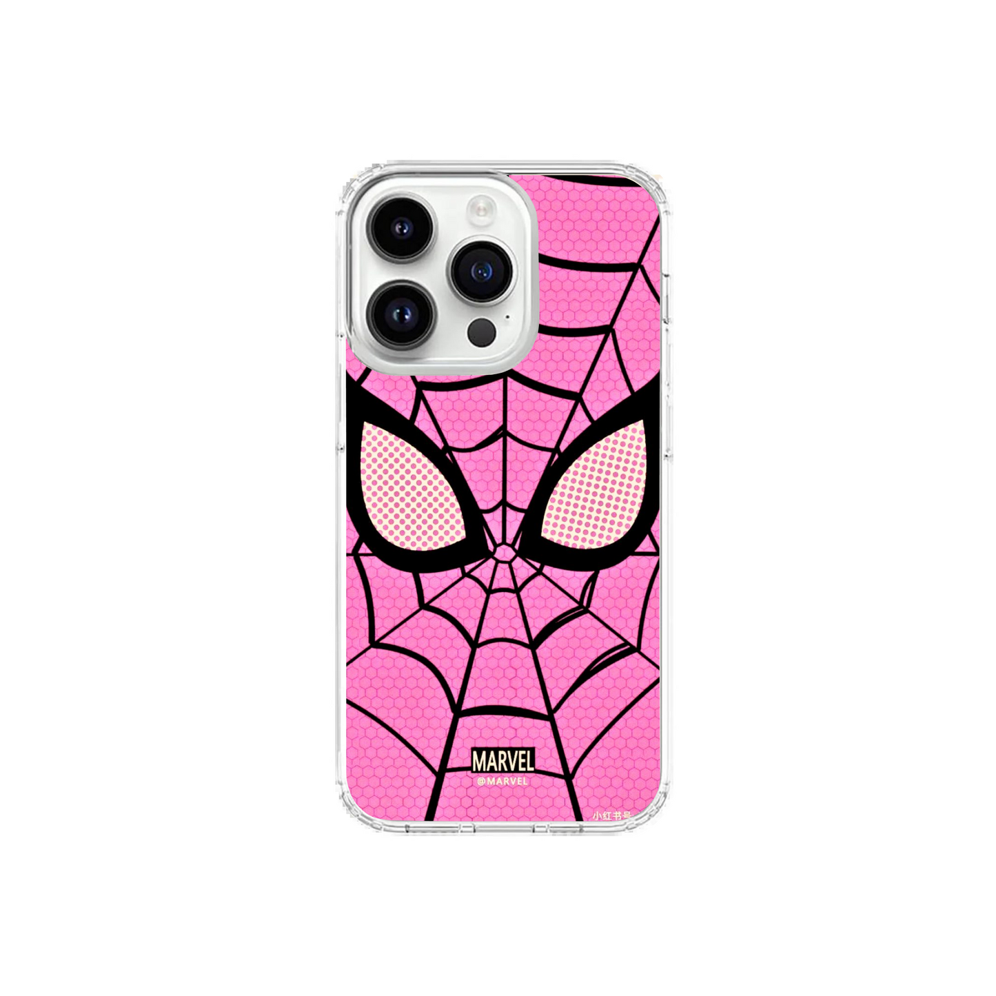 Pink Spider-Man Mask Phone Case