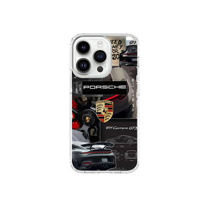 Dark Aesthetic Luxury Car Collage Phone Case!