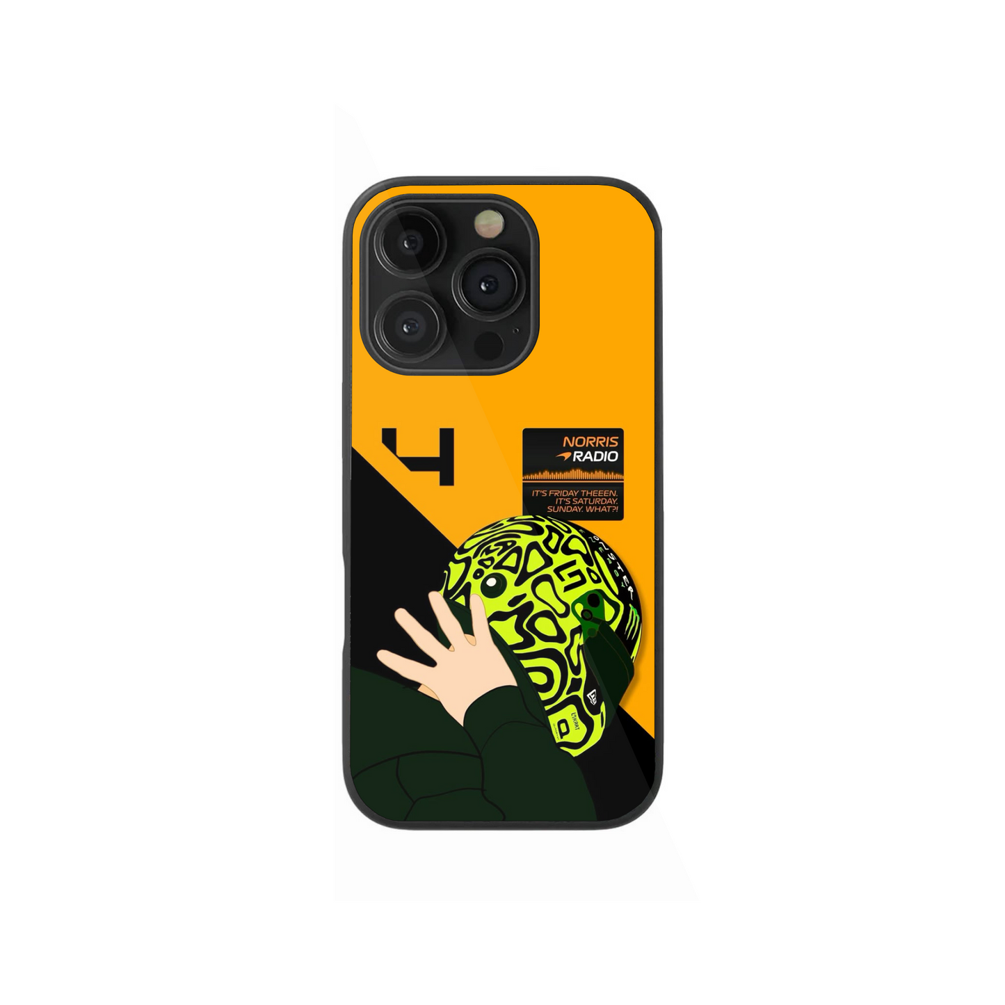 🟠 Lando Norris 4 Radio Case | Lit Cases
