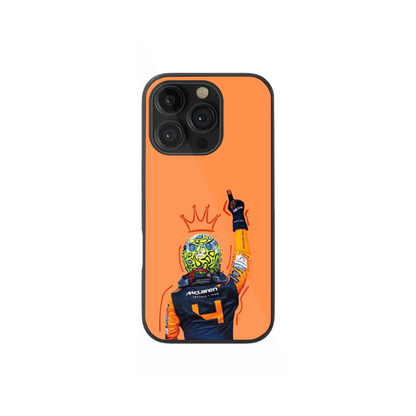 👑 Lando Norris Victory Case | Lit Cases