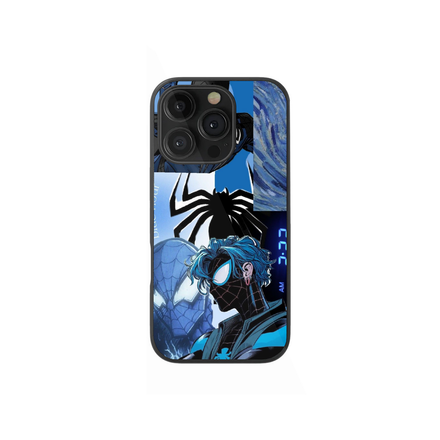 Blue Miles Morales Collage Phone Case