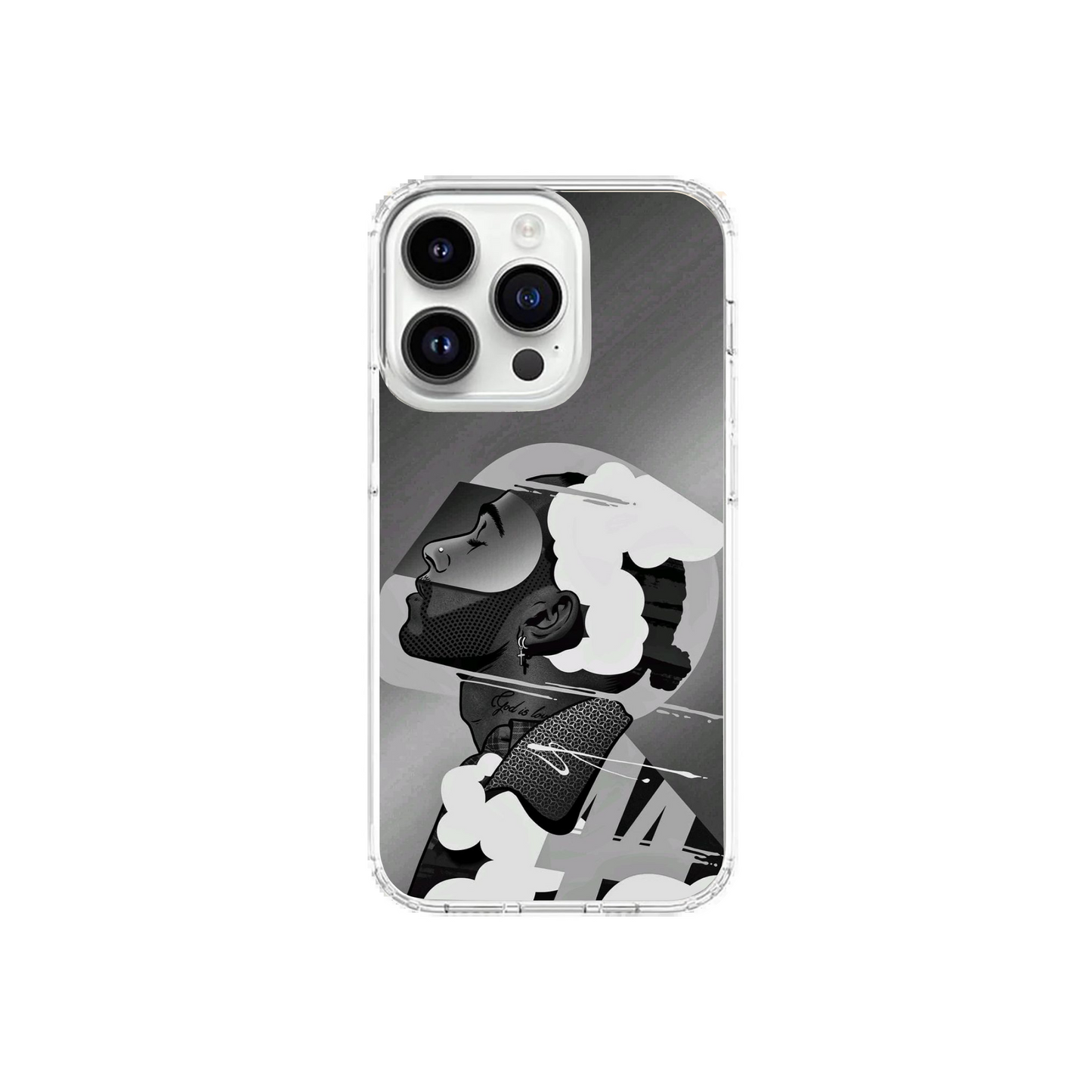The "GOAT" Abstract Art Case | Lewis Hamilton Monochromatic F1 Aesthetic