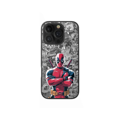 Deadpool Comic Collage Phone Case