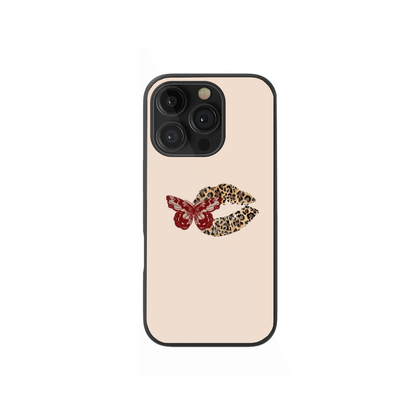 Leopard Kiss & Butterfly Phone Case