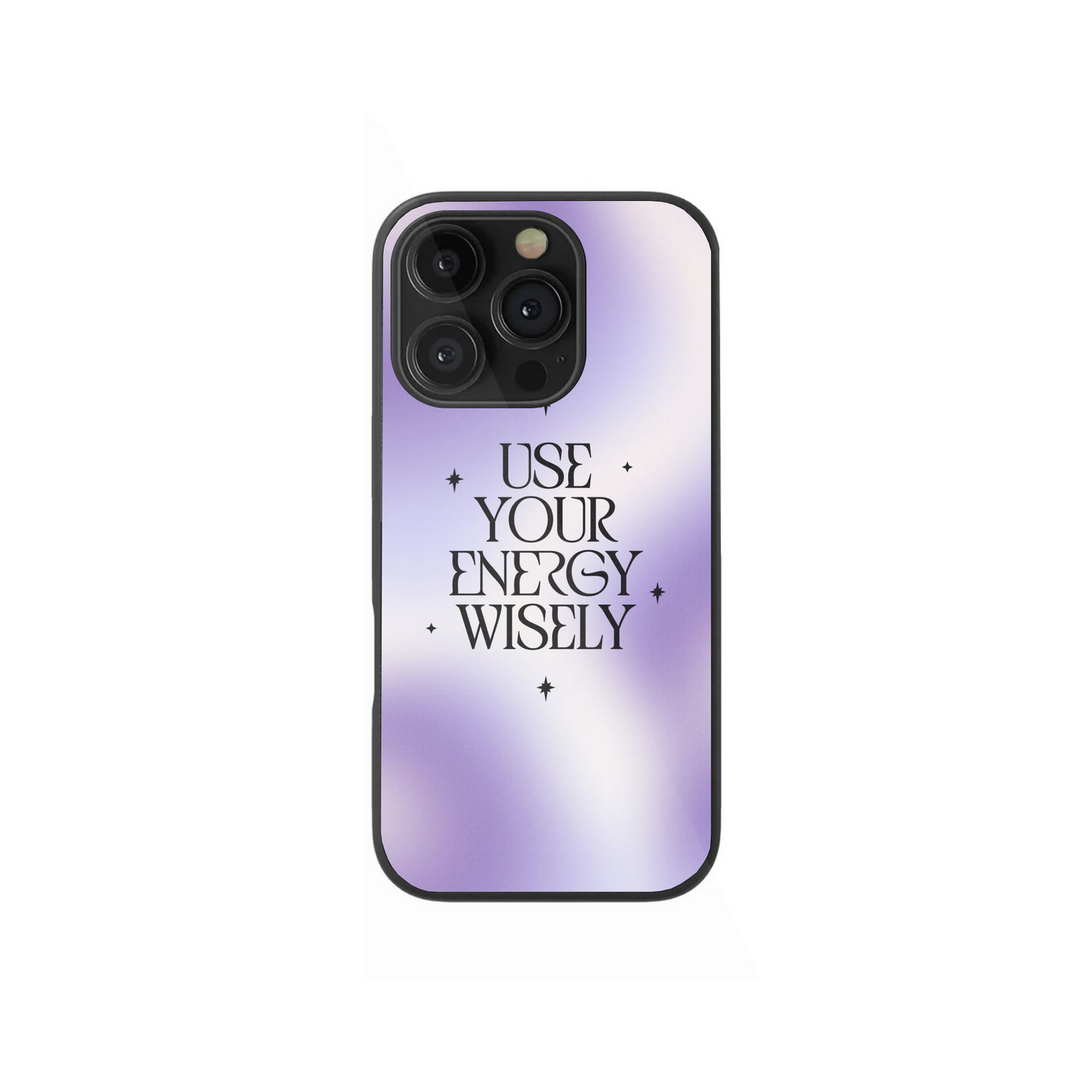 Purple Energy Aura Quote Phone Case