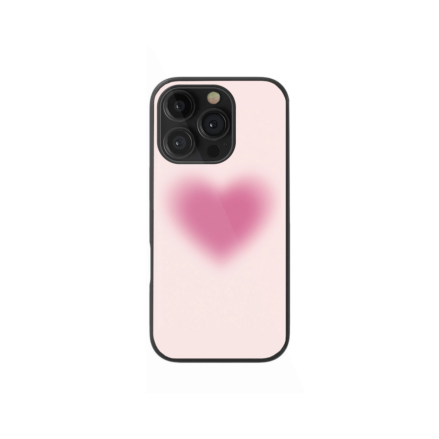 Pastel Pink Aura Heart Phone Case