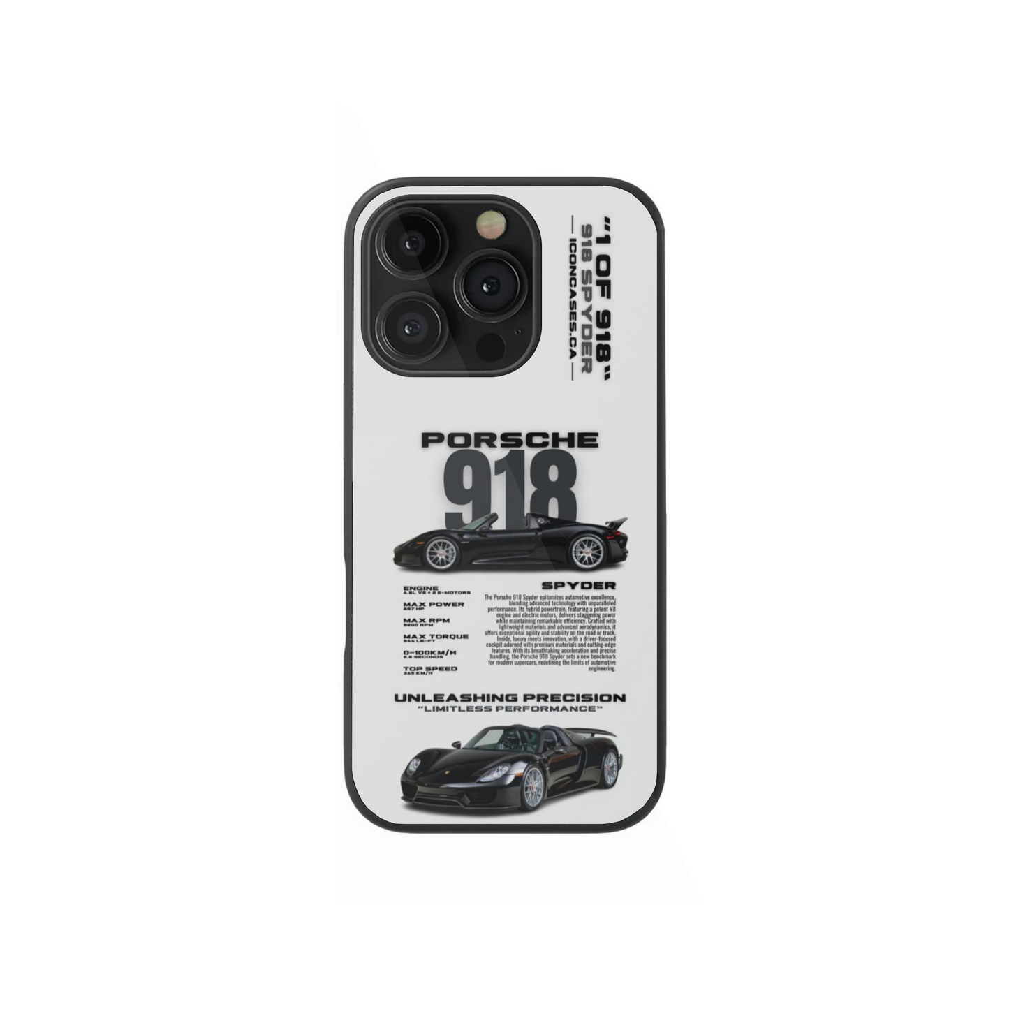 "918 Code" Case | Hypercar Engineering Flex & Clean Aesthetic