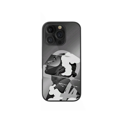 The "GOAT" Abstract Art Case | Lewis Hamilton Monochromatic F1 Aesthetic