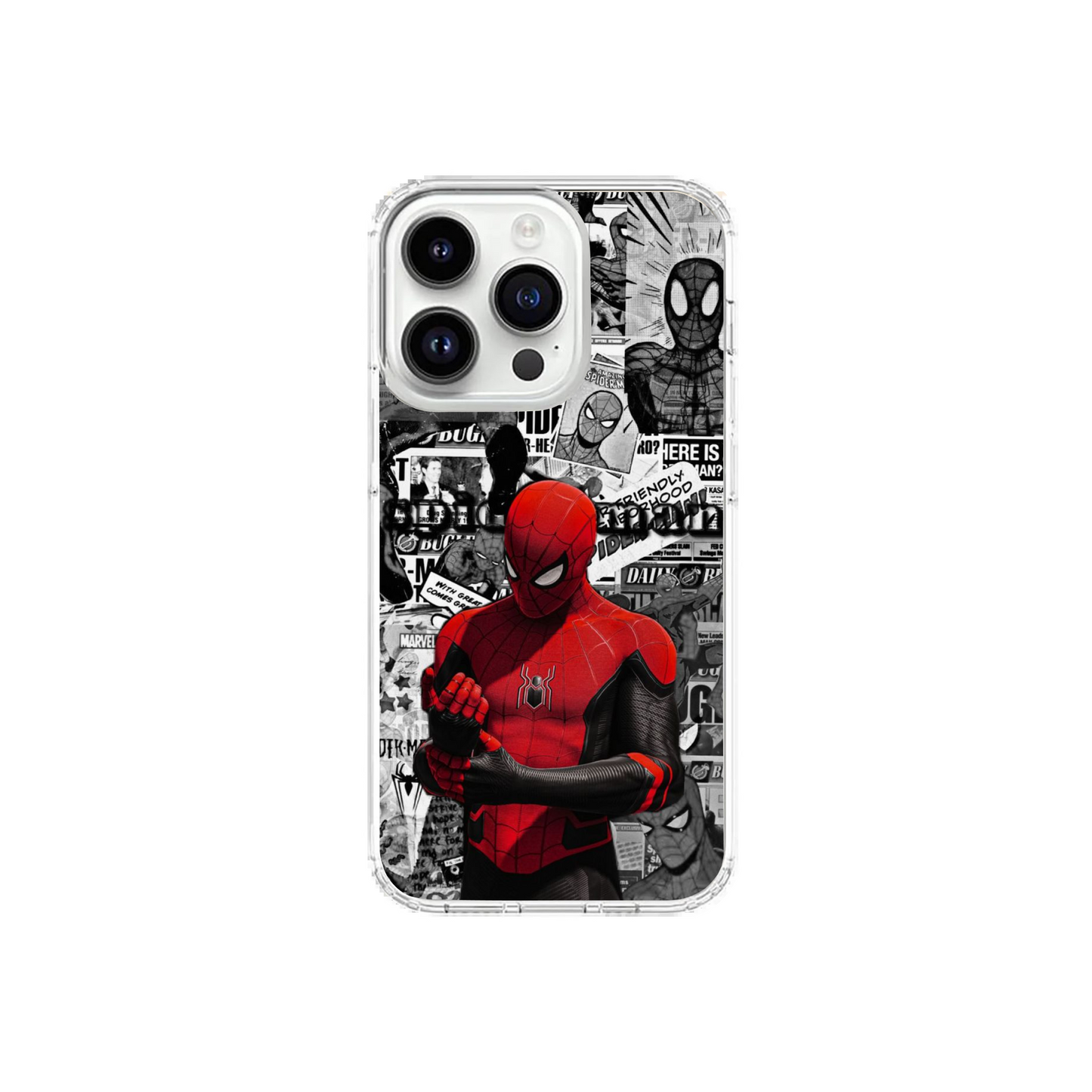 Spider-Man Comic Collage Phone Case