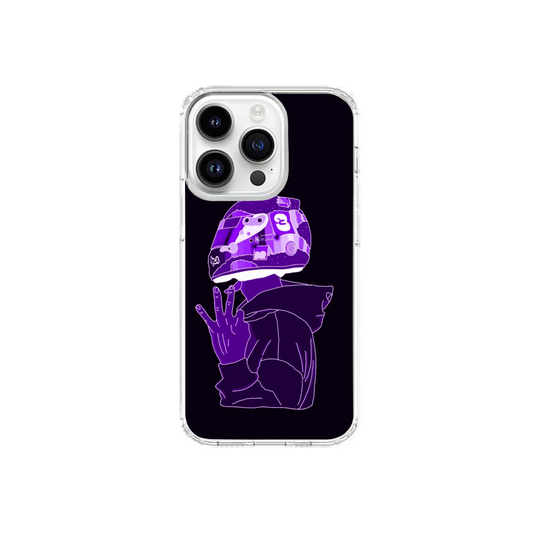 Neon Purple Rider Aesthetic Phone Case!