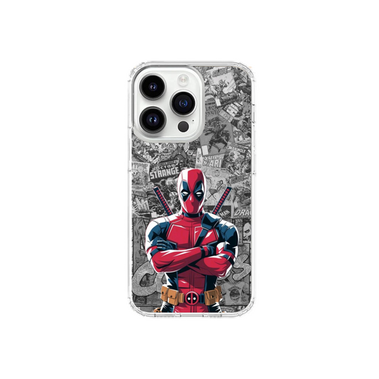 Deadpool Comic Collage Phone Case