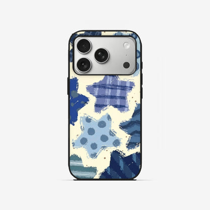 Denim Stars - Black Silicone