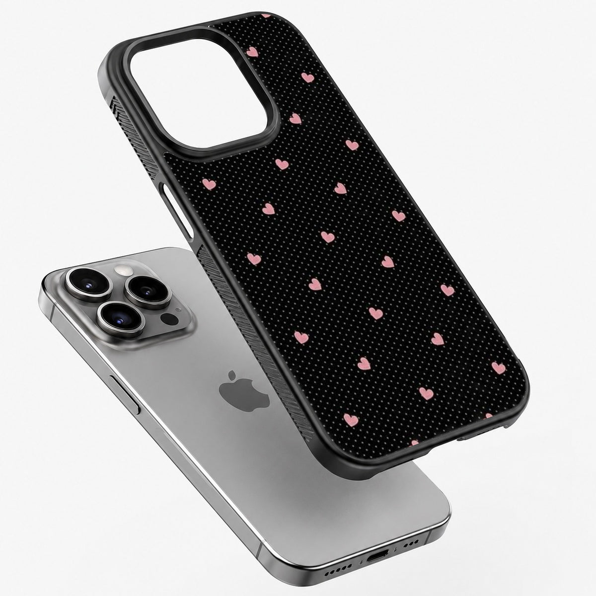 Midnight Hearts - Bumper Glass Case