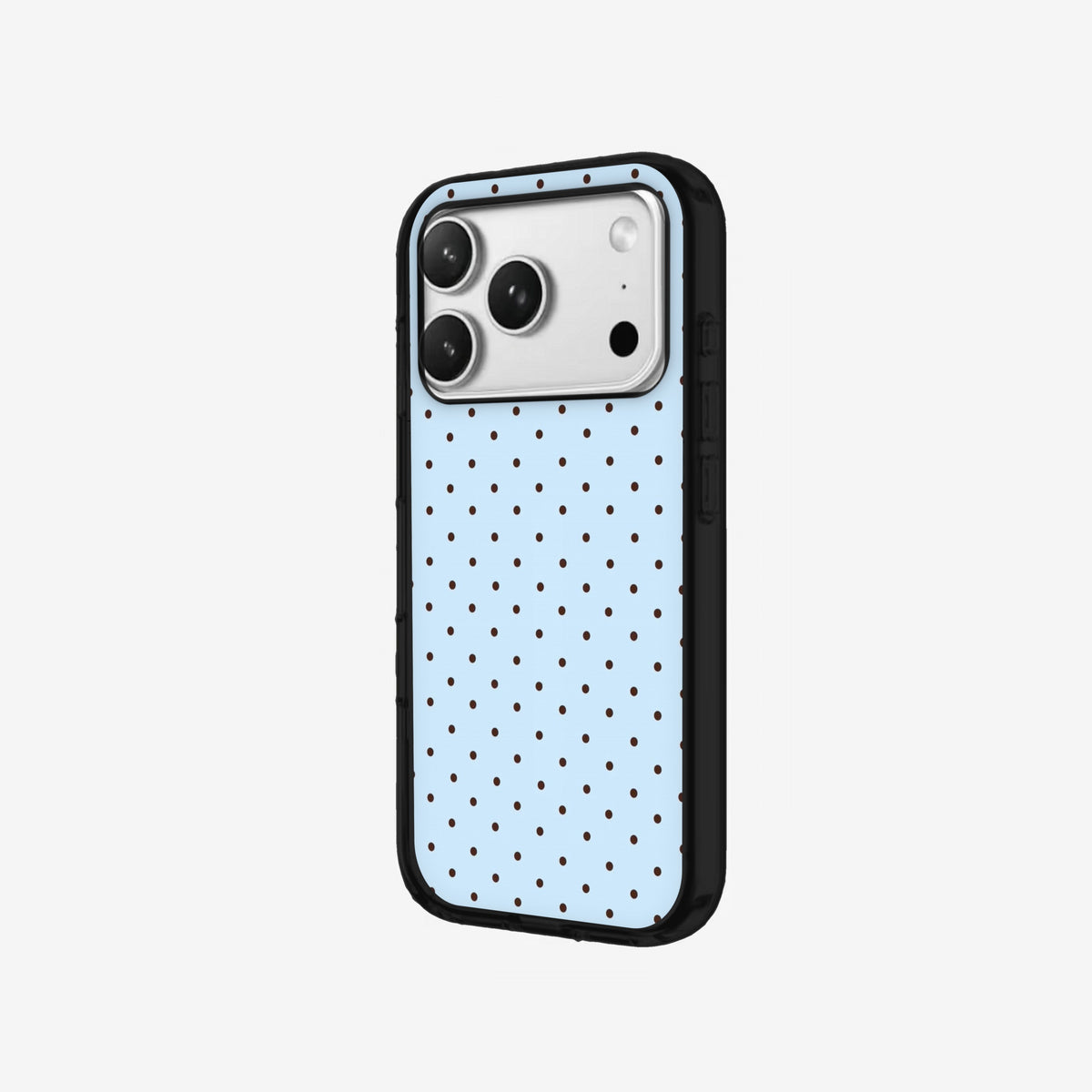 Sky Dots - Black Silicone angled