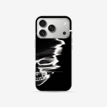 Skull Glitch - Clear Silicone