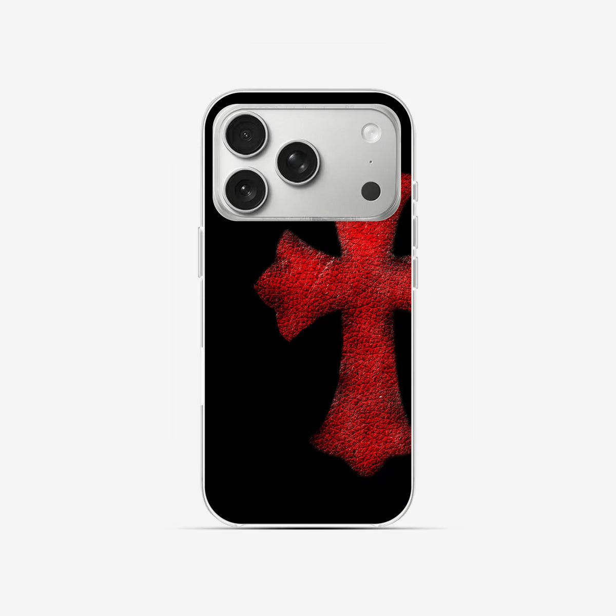 Crimson Cross - Clear Silicone