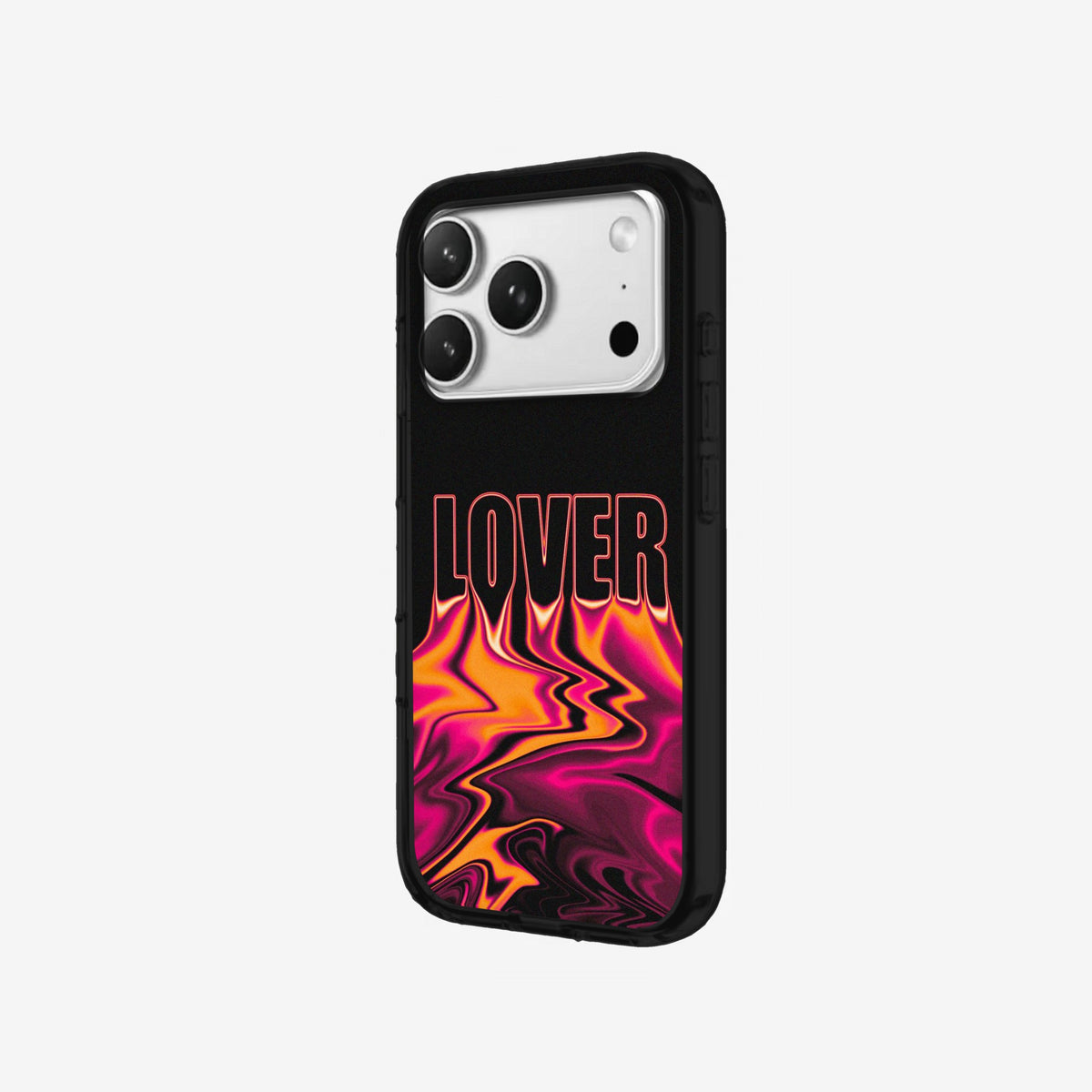 Lover - Black Silicone angled