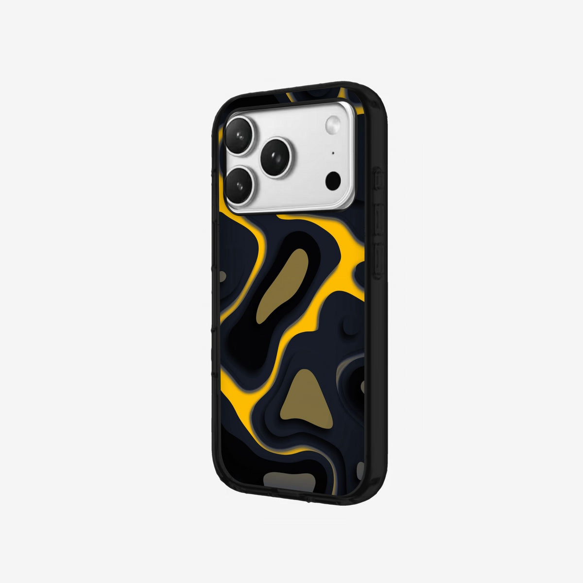 Gold Melt - Black Silicone angled