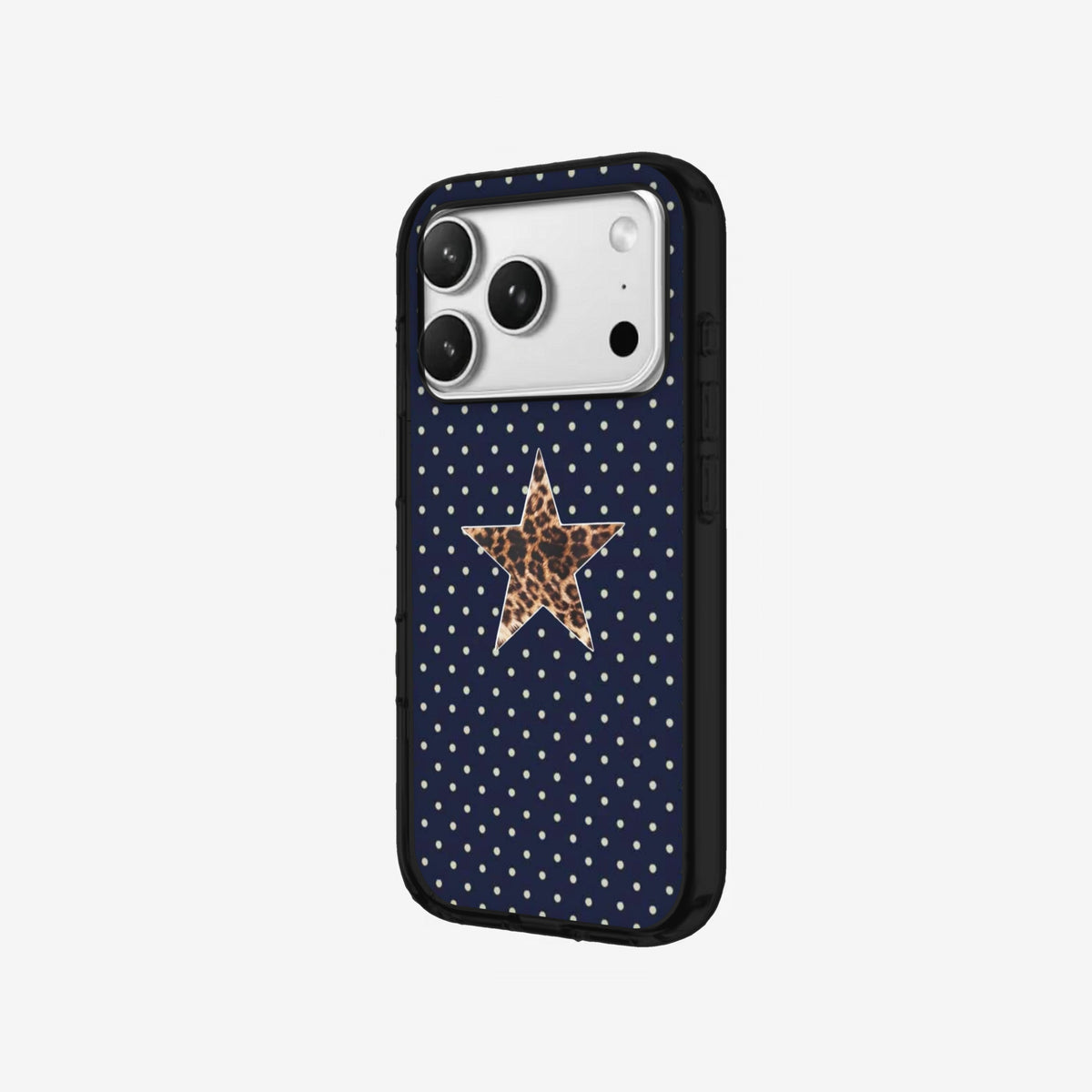 Leo Star - Black Silicone angled
