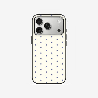 Cream Dots - Black Silicone