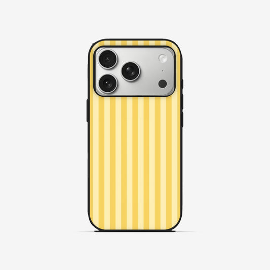 Lemon Stripe - Black Silicone