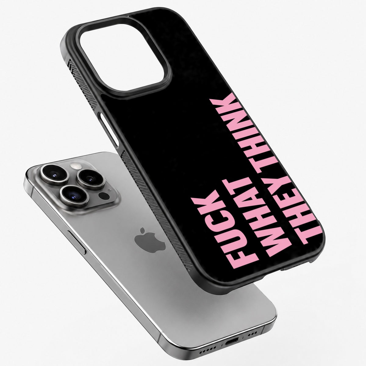 Think Pink - Bumper Glass Case