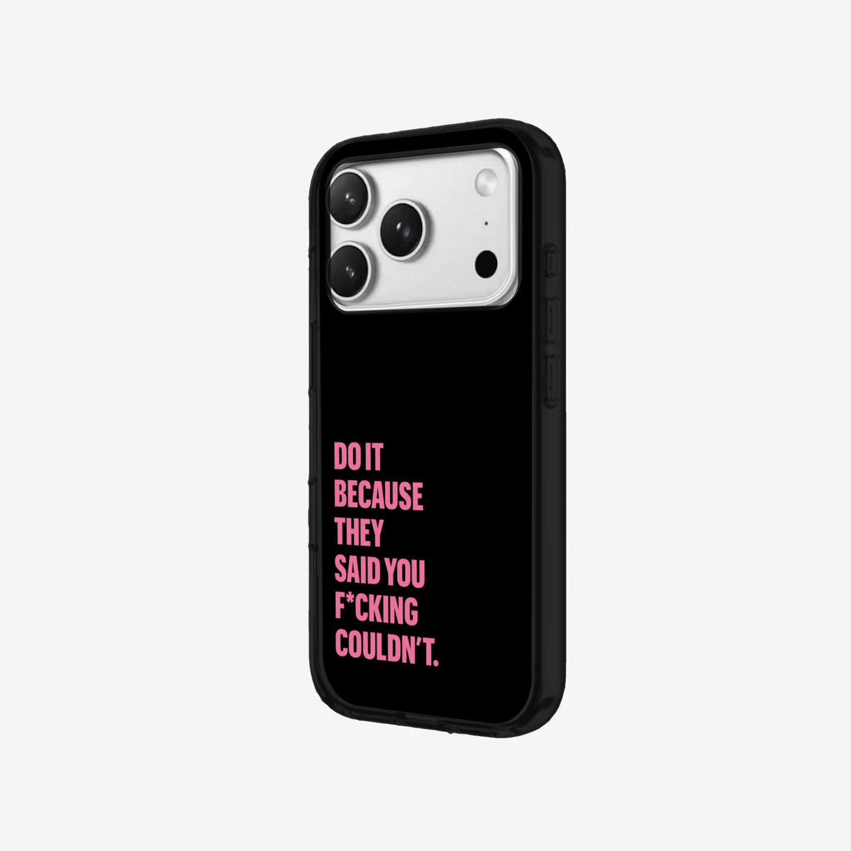 Rebel - Black Silicone angled