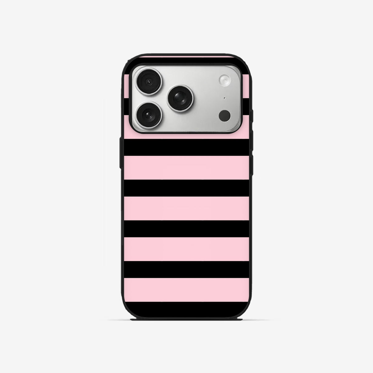 Bubblegum Stripe - Black Silicone