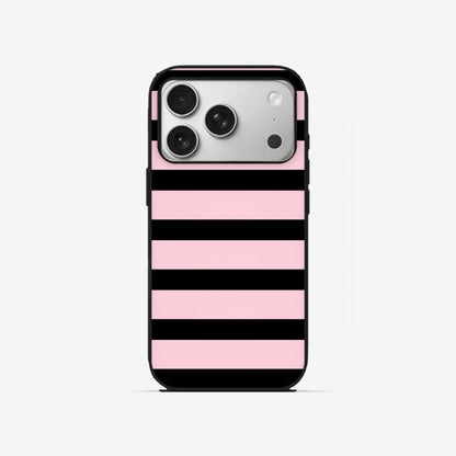 Bubblegum Stripe - Black Silicone